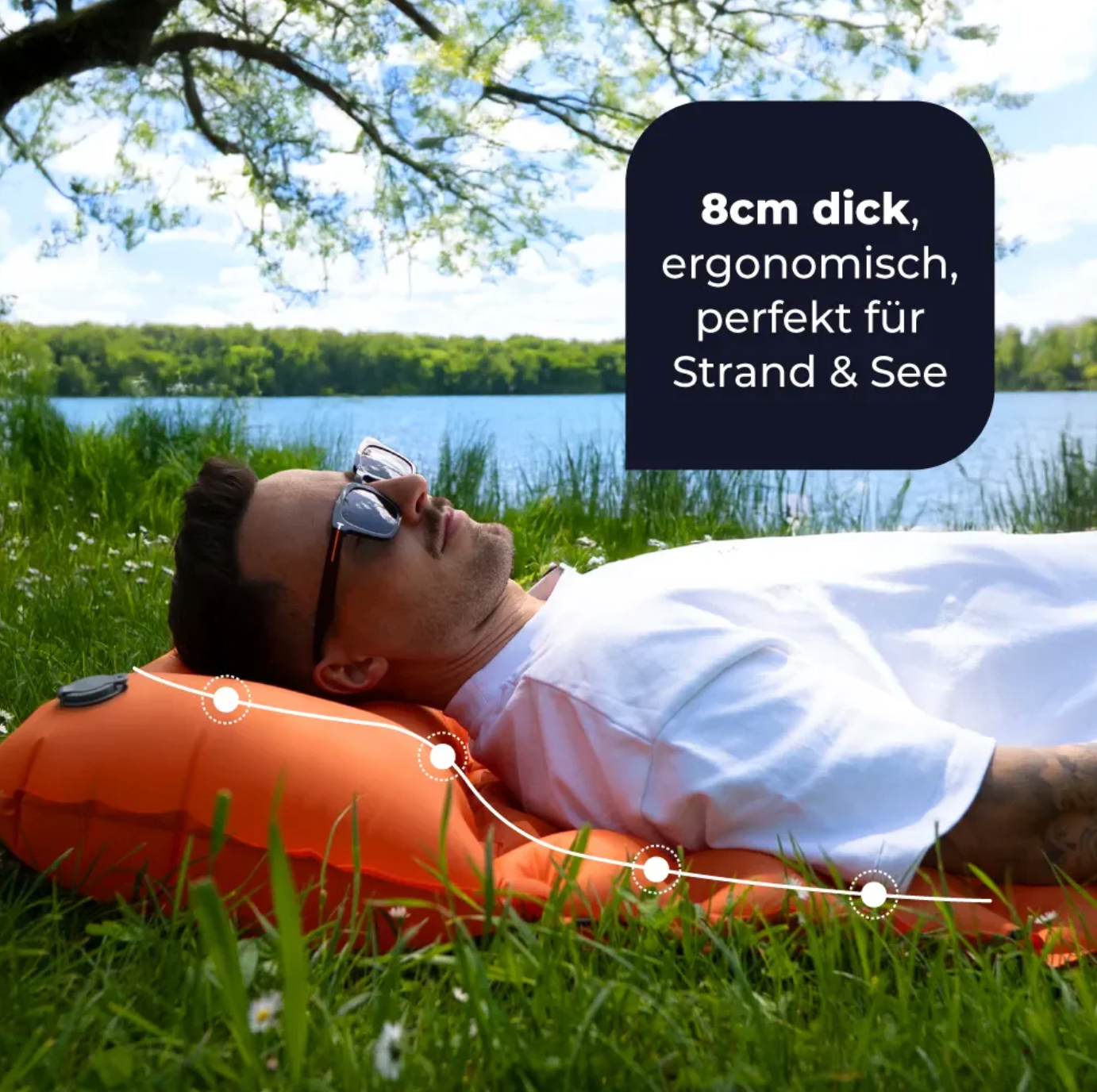 Komfortable Camping Isomatte