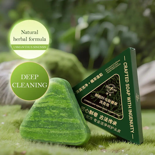 Usman Herbal Shampoo Soap – Deep Cleansing & Strong Hair